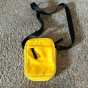 Forever 21 yellow shoulder bag